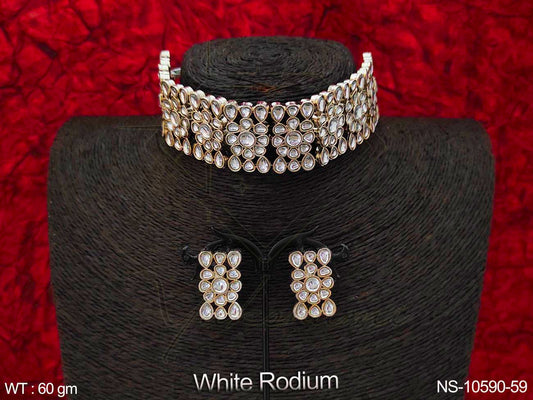 Kundan Necklace NS-10590-59