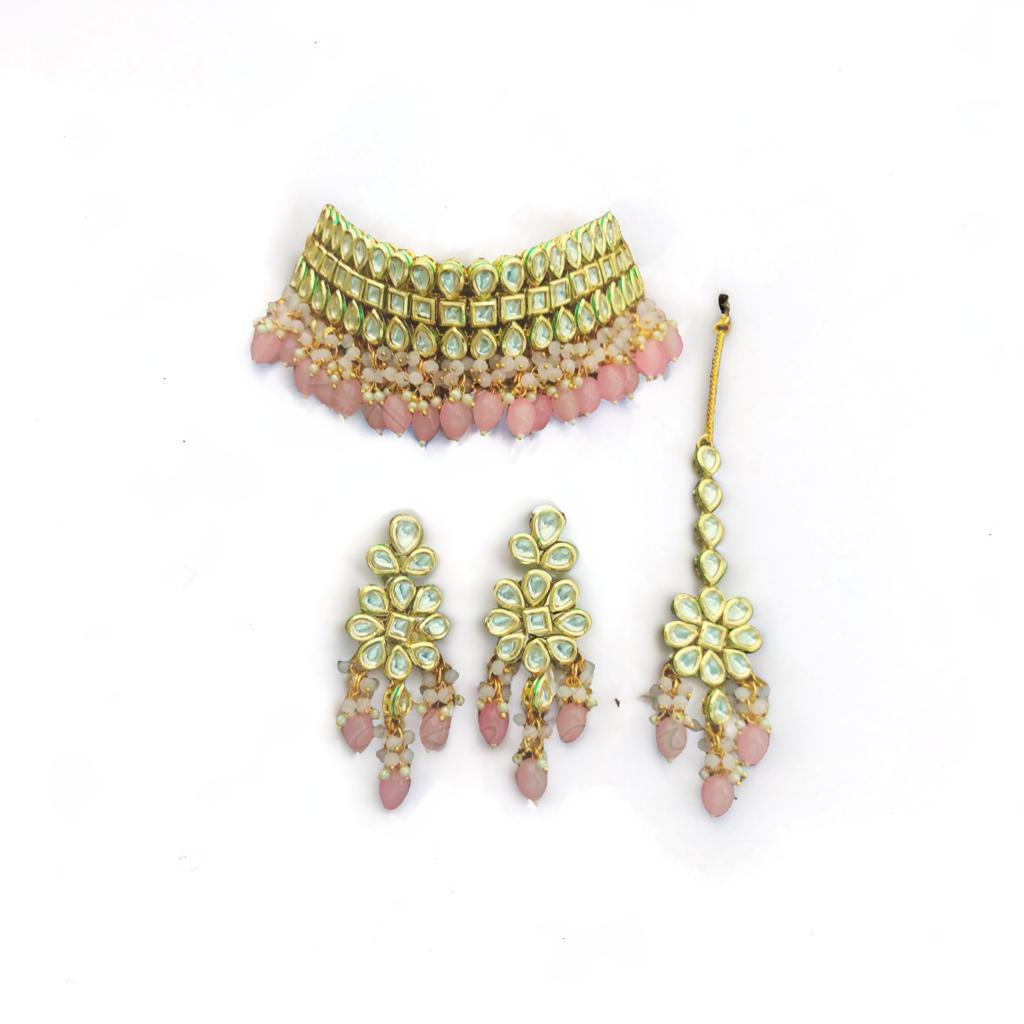 Kundan Necklace NS-11418-235