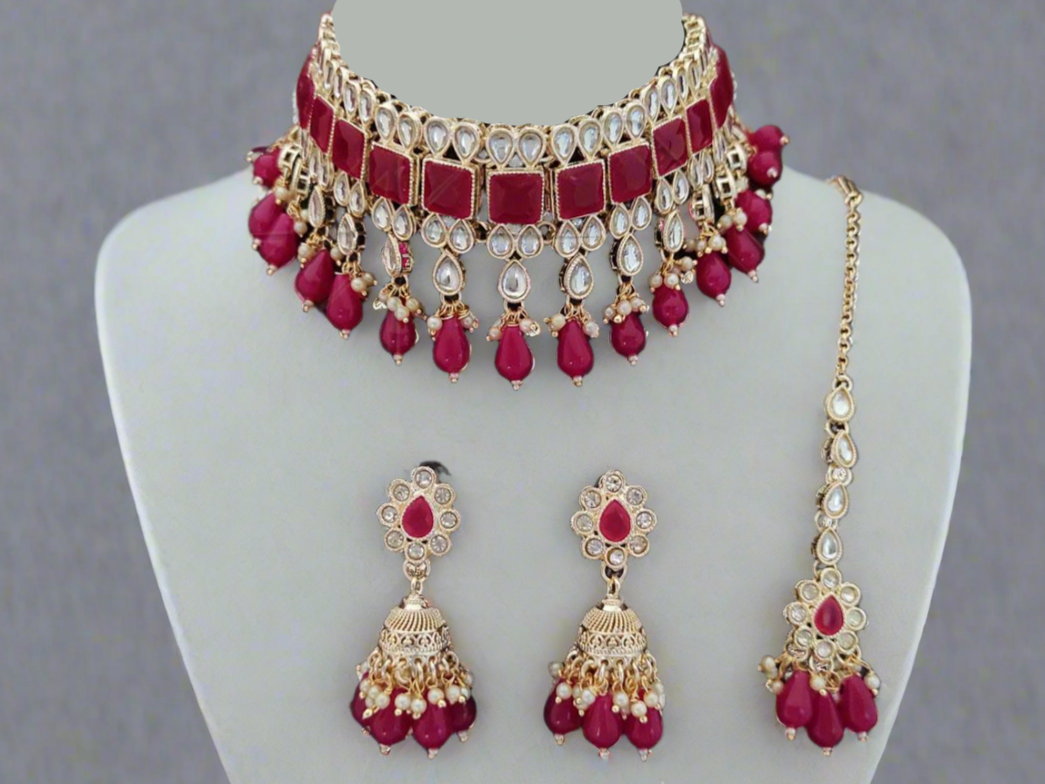 Kundan Necklace NS-11423-84