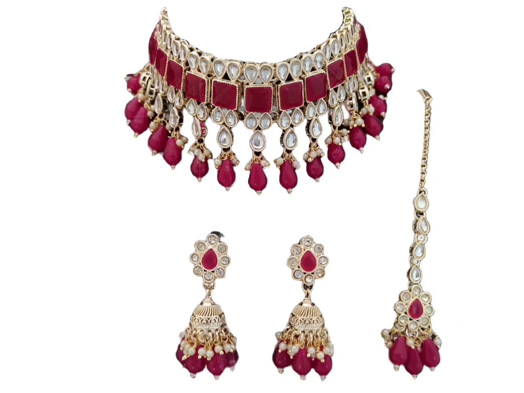 Kundan Necklace NS-11423-84