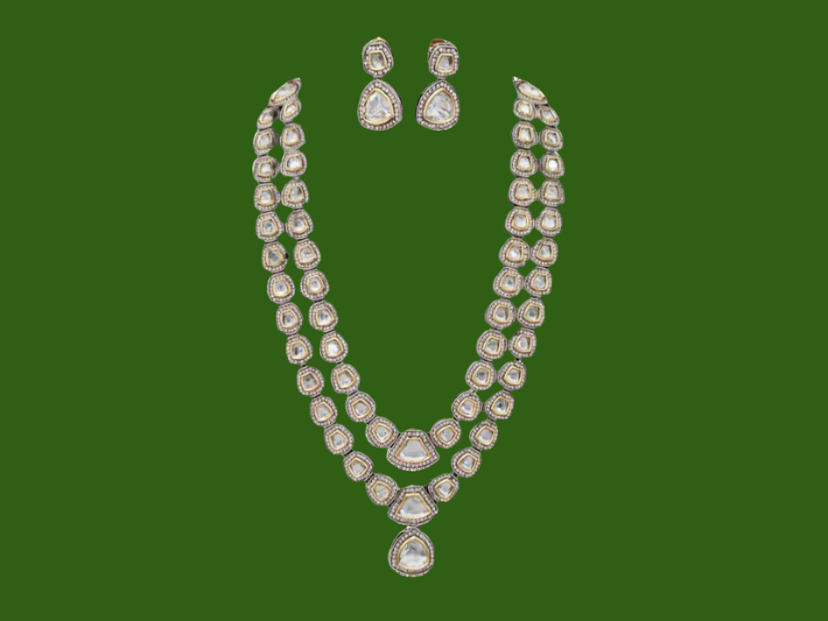 Kundan Necklace NS-11488-564