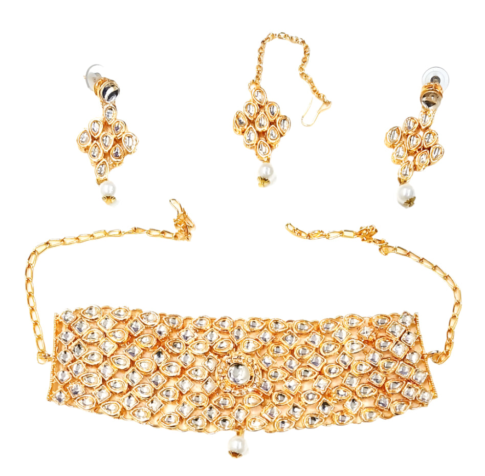 Kundan Necklace NS-6978-44