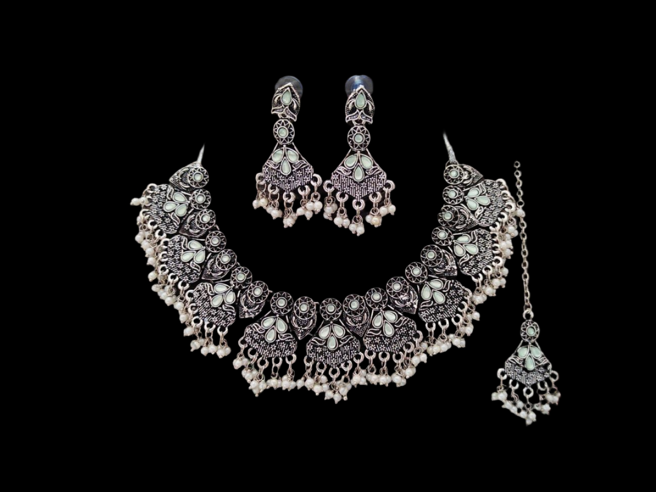 Oxidized Necklace NS-11193-53