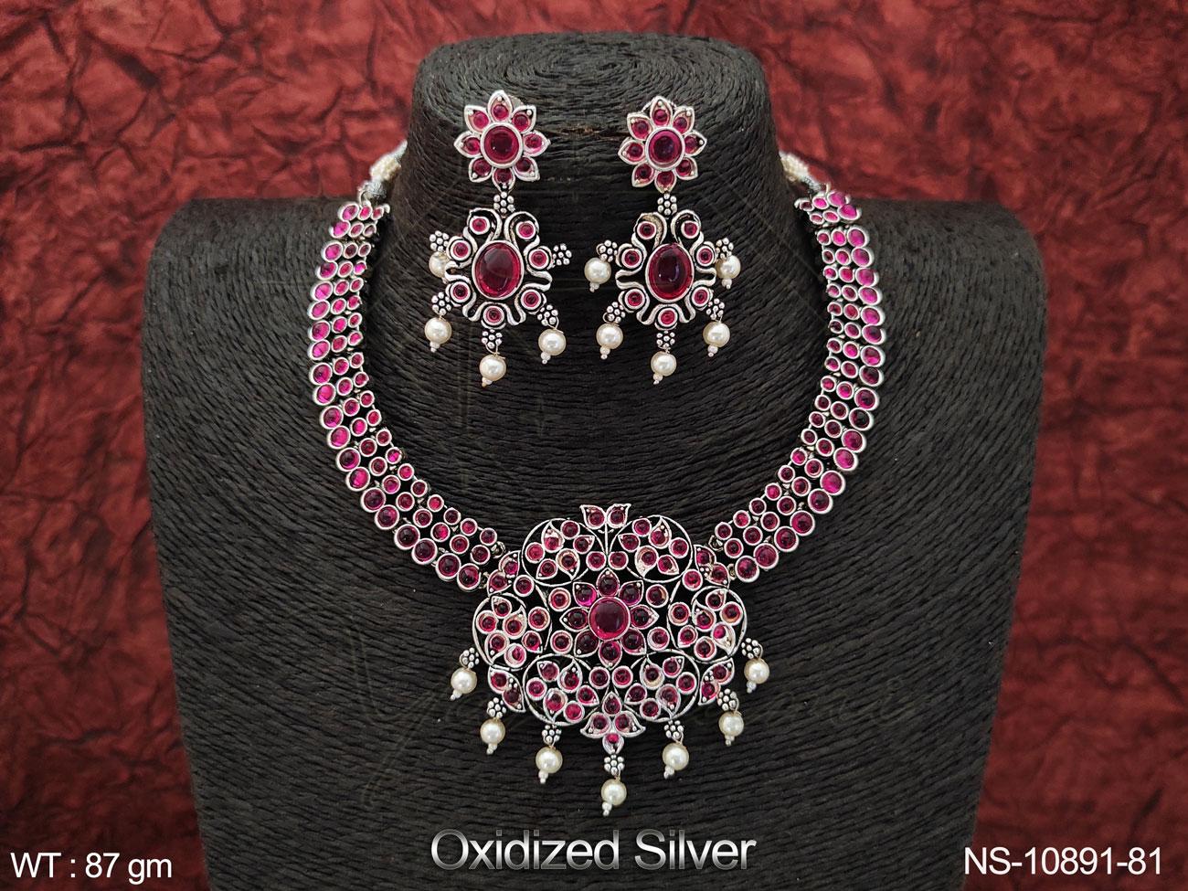 Oxidized Necklace NS-10891-81