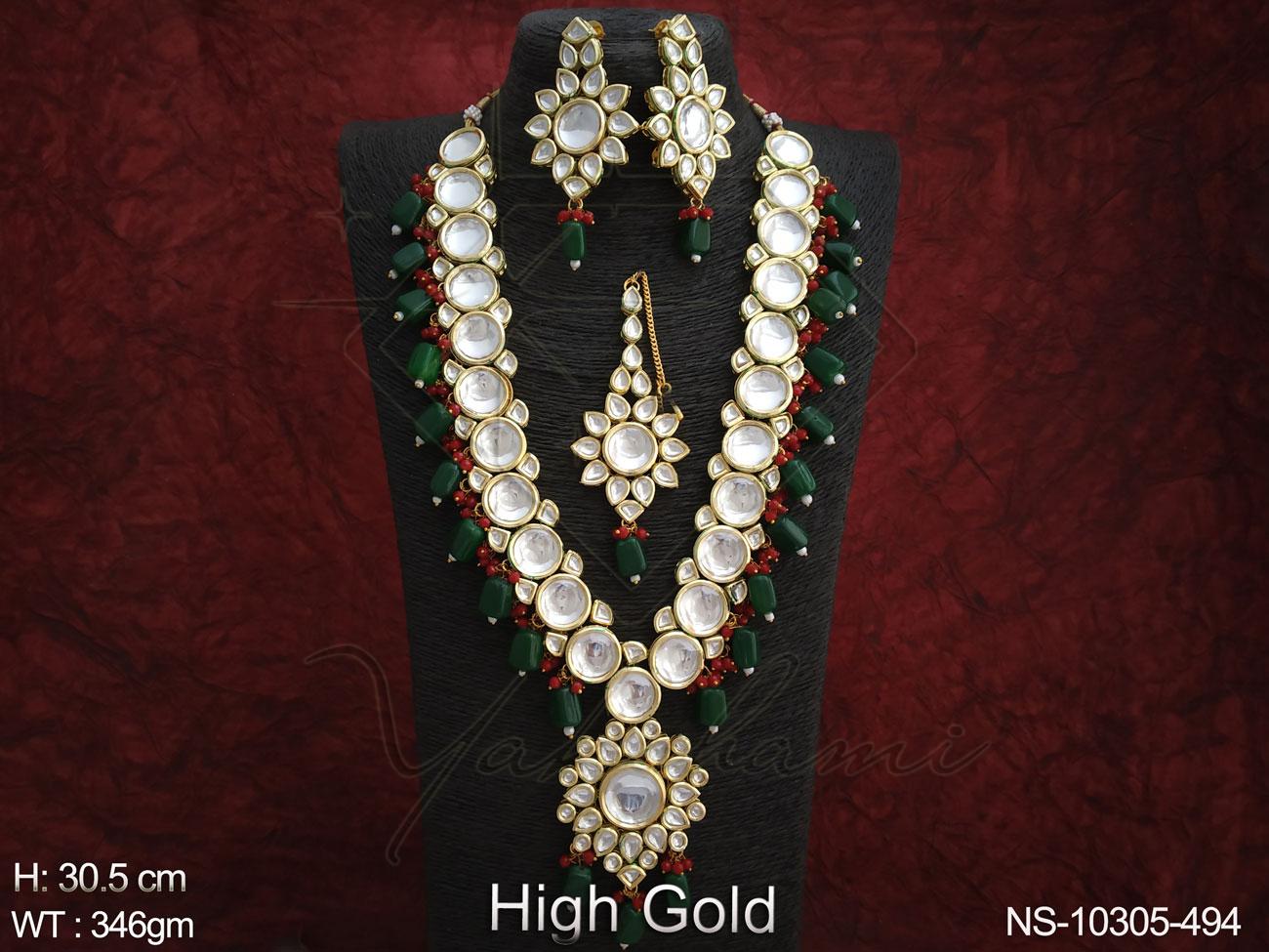 Kundan Necklace NS-10305-494