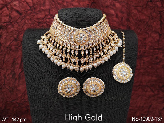 Kundan Necklace NS-10909-137