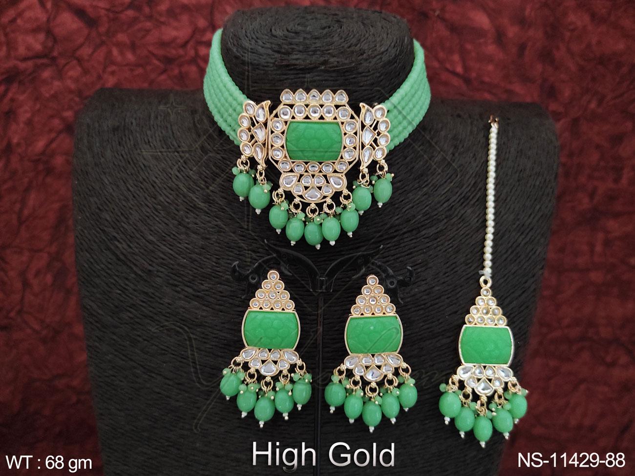 Kundan Necklace NS-11429-88