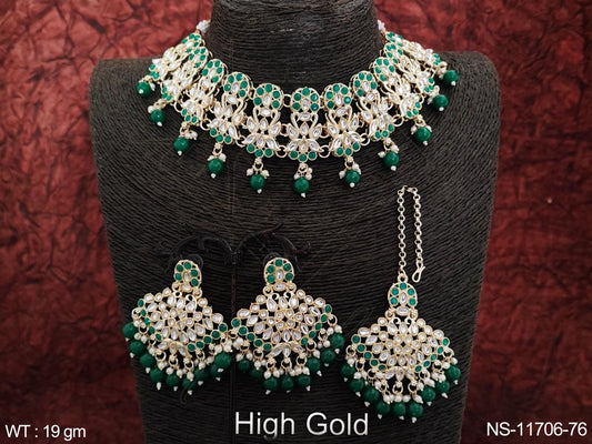 Kundan Necklace NS-11706-76