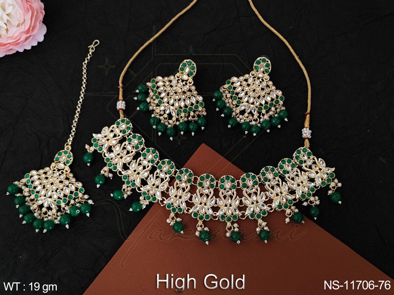 Kundan Necklace NS-11706-76