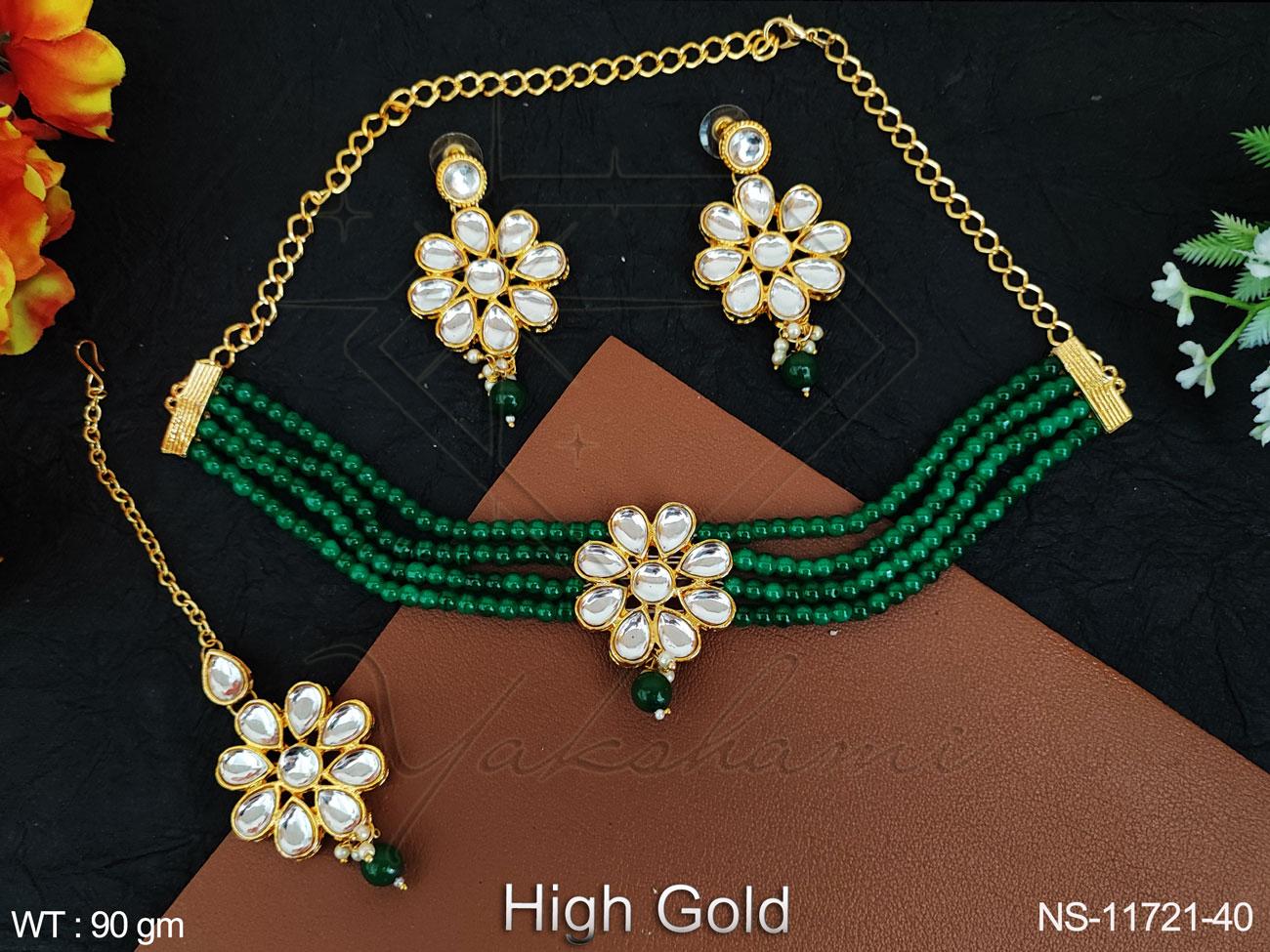 Kundan Necklace NS-11721-40