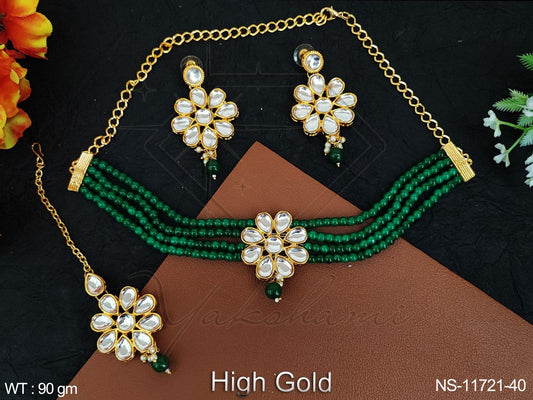 Kundan Necklace NS-11721-40