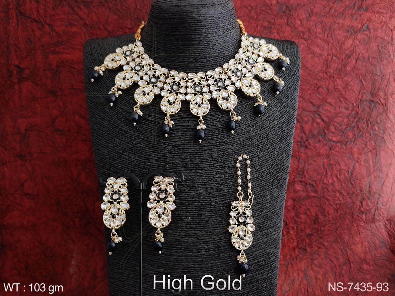 Kundan Necklace NS-7435-93
