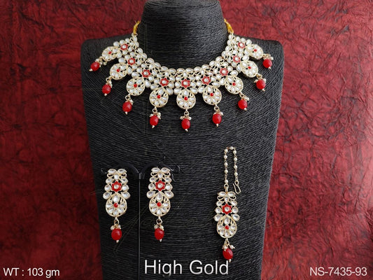 Kundan Necklace NS-7435-93