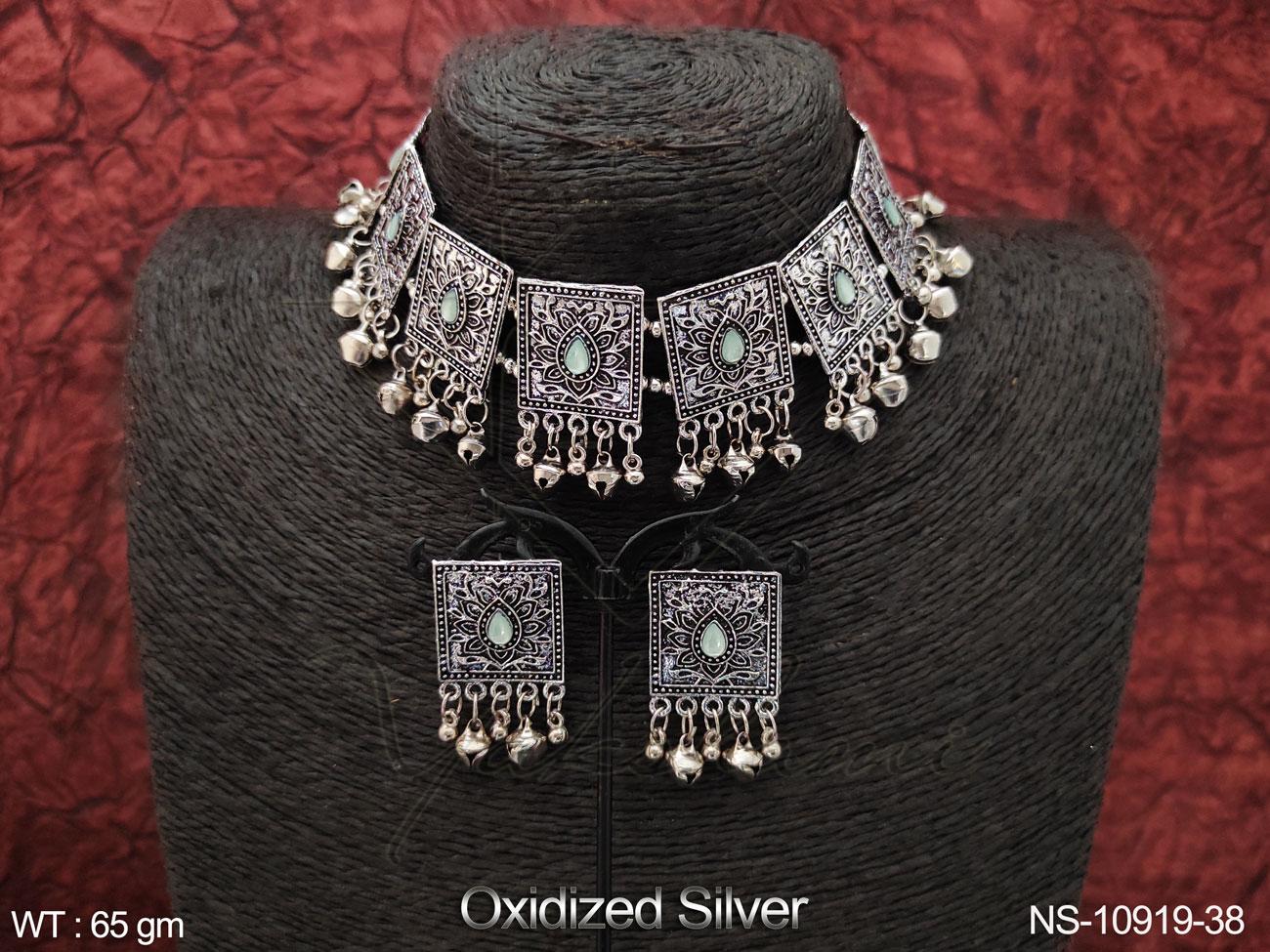 Oxidised Necklace NS-10919-38