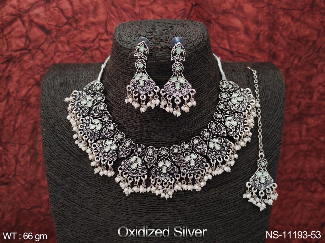 Oxidized Necklace NS-11193-53