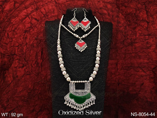 Oxidized Necklace NS-8054-44