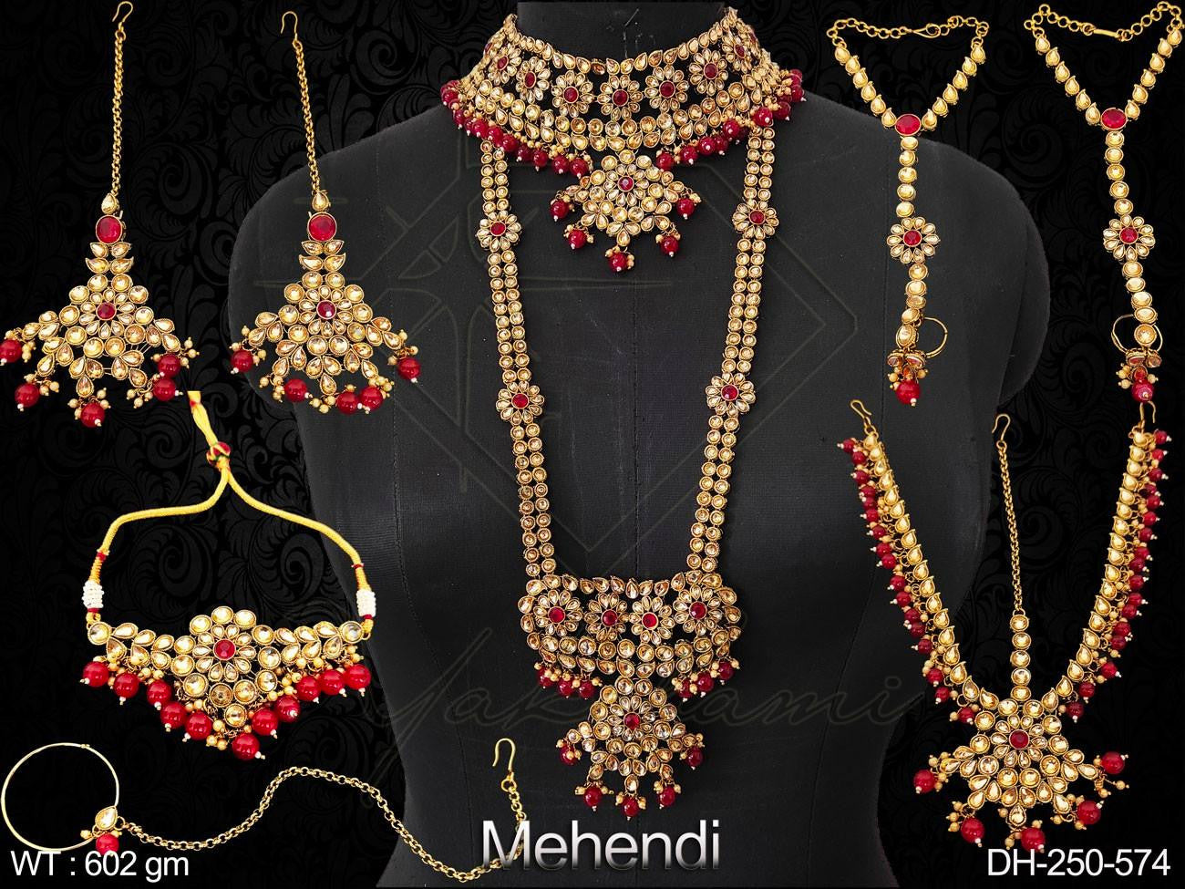 Yakshami Mehendi Polish Dulhan Set for Wedding for women and girls