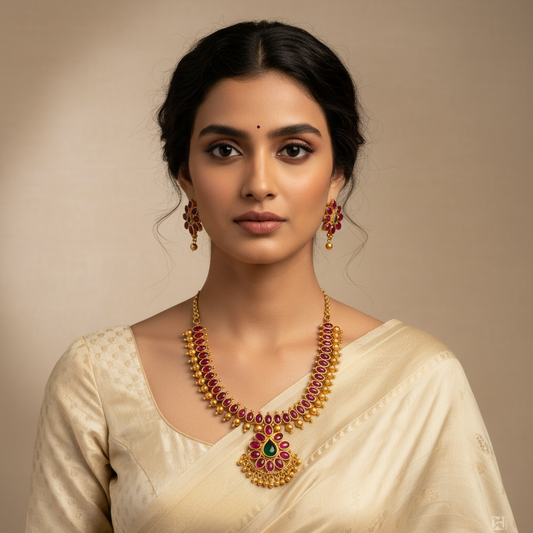 Kundan Neclace KJ-GCHJ-02