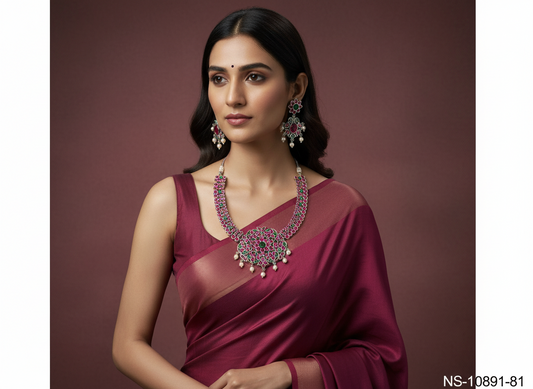 Oxidized Necklace NS-10891-81