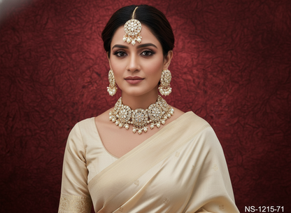 Kundan Necklace NS-11215-71