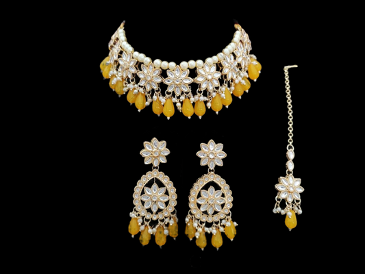 Kundan Necklace NS-11658-83
