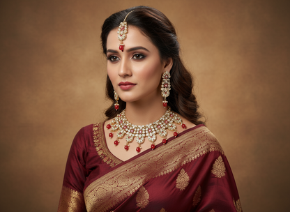 Kundan Necklace NS-7435-93