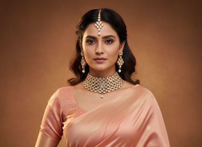 Kundan Necklace NS-6978-44