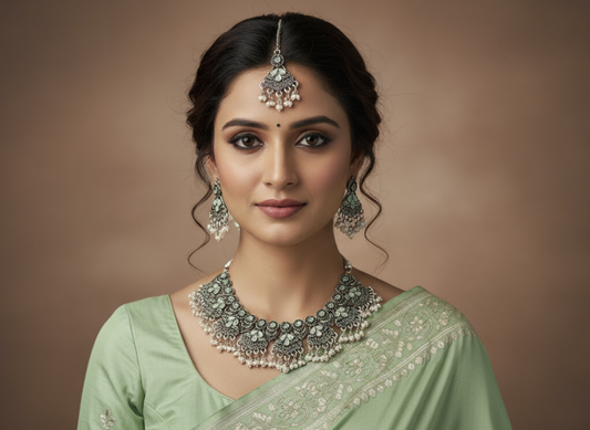 Oxidized Necklace NS-11193-53