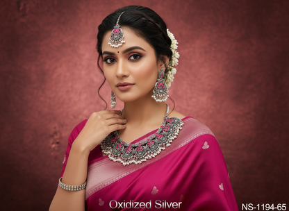 Oxidized Necklace NS-11194-65