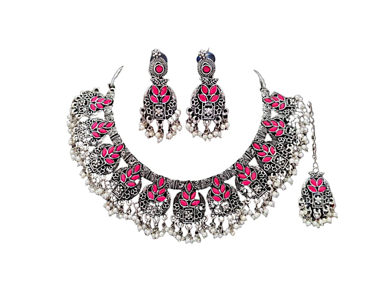 Oxidized Necklace NS-11194-65