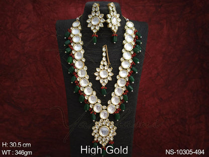 Kundan Necklace NS-10305-494