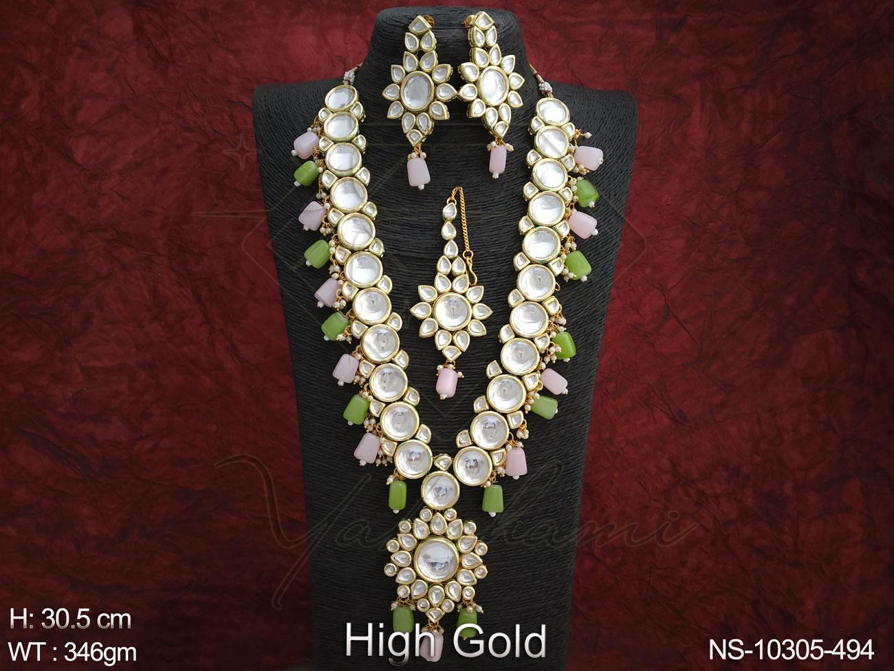 Kundan Necklace NS-10305-494