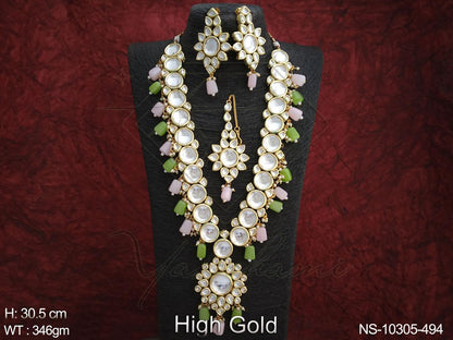 Kundan Necklace NS-10305-494
