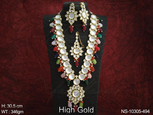 Kundan Necklace NS-10305-494