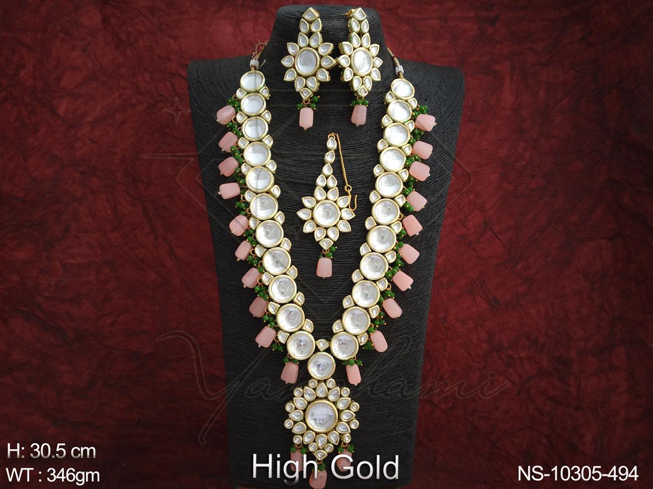Kundan Necklace NS-10305-494