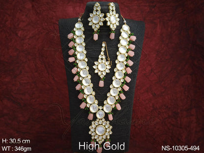 Kundan Necklace NS-10305-494