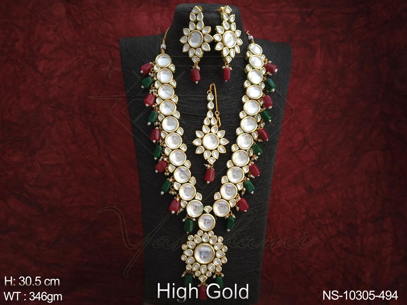 Kundan Necklace NS-10305-494