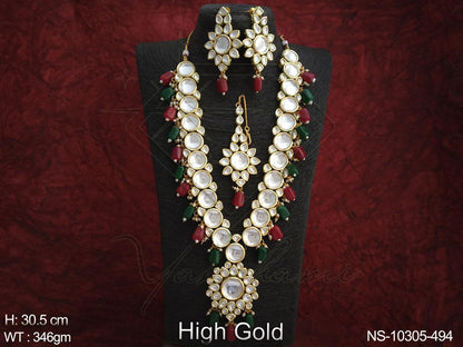 Kundan Necklace NS-10305-494