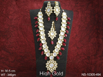 Kundan Necklace NS-10305-494