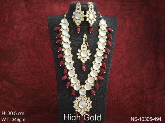 Kundan Necklace NS-10305-494