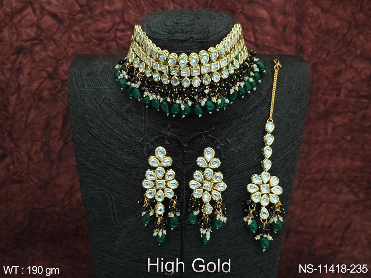 Kundan Necklace NS-11418-235
