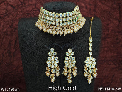 Kundan Necklace NS-11418-235