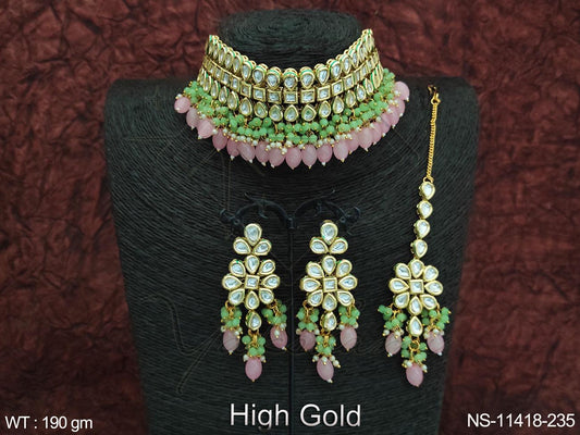 Kundan Necklace NS-11418-235