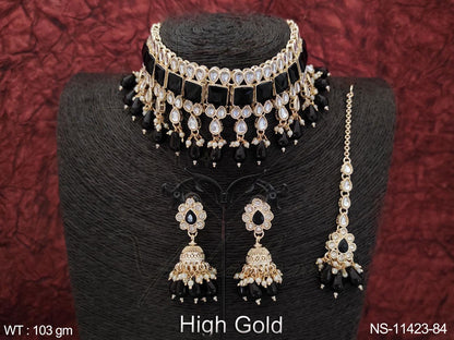 Kundan Necklace NS-11423-84