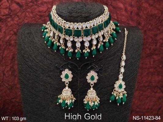 Kundan Necklace NS-11423-84