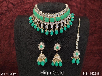 Kundan Necklace NS-11423-84