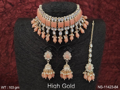 Kundan Necklace NS-11423-84