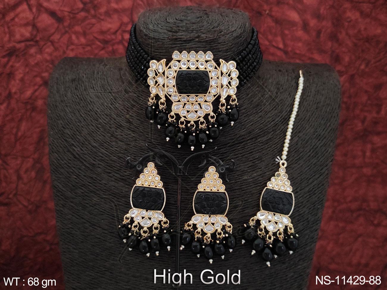 Kundan Necklace NS-11429-88
