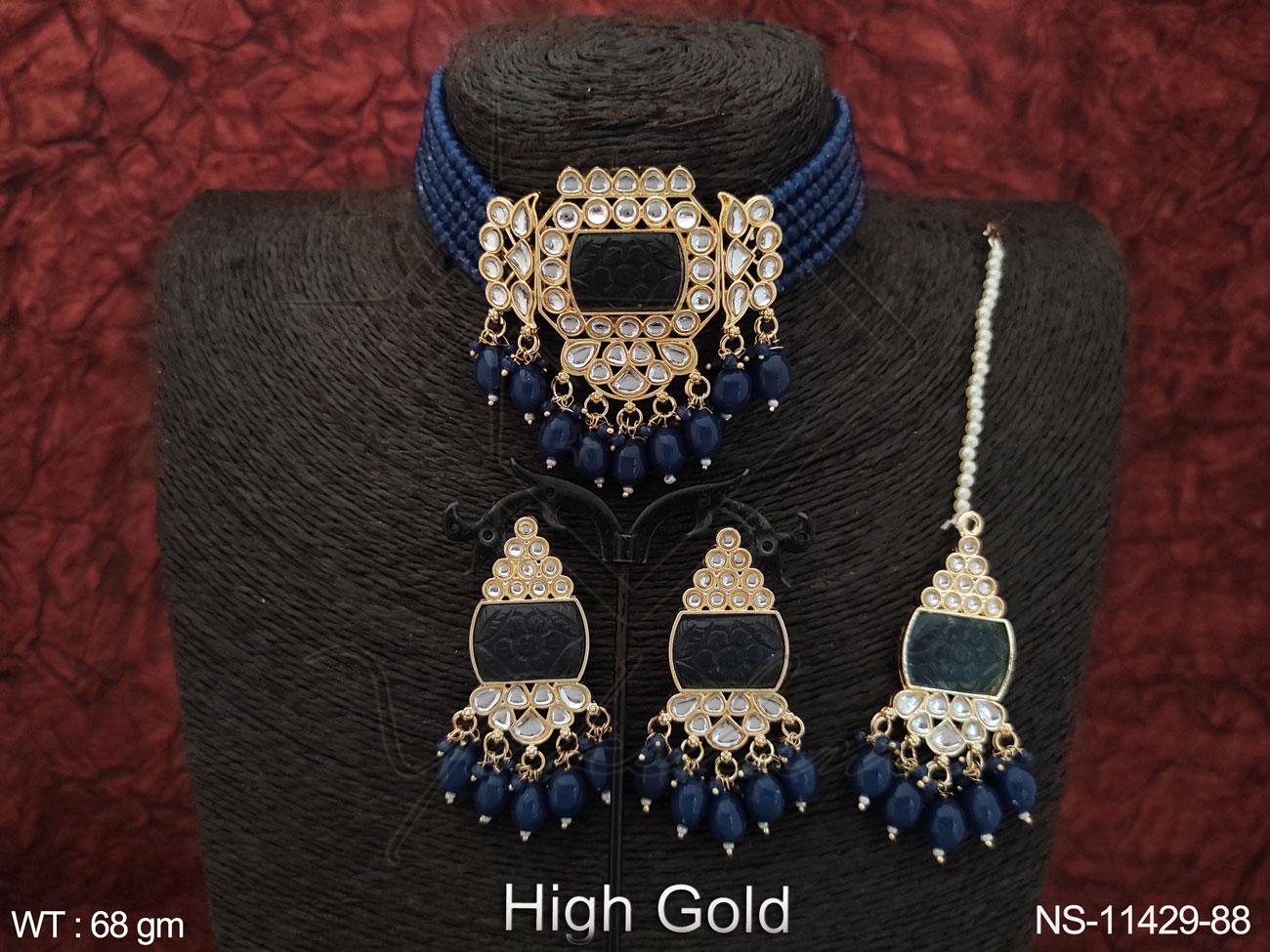 Kundan Necklace NS-11429-88