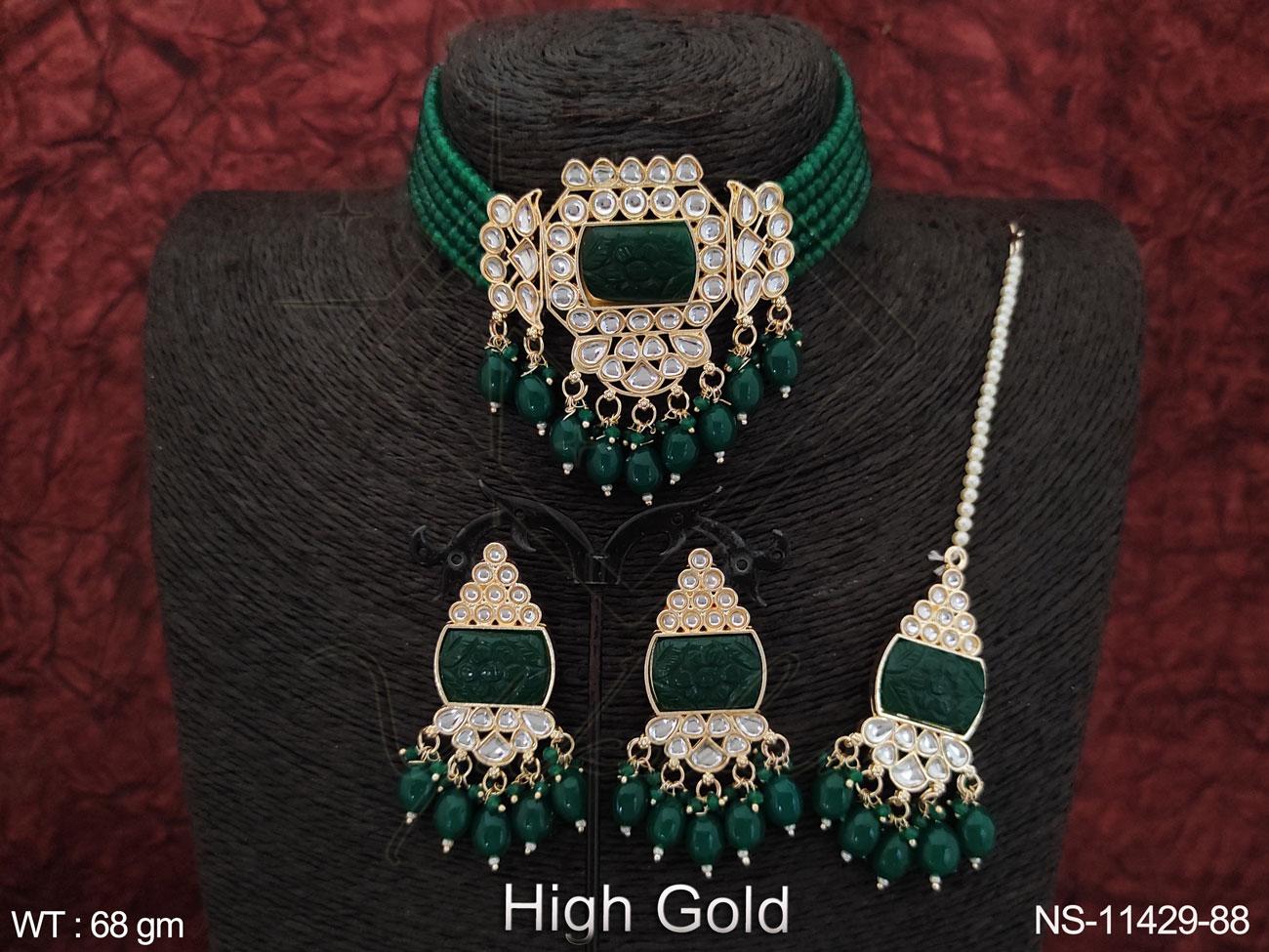 Kundan Necklace NS-11429-88